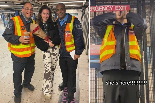 Subway Security Guards Win Hearts with Their Adorable Commute Reaction