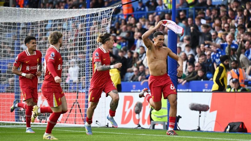 Liverpool on the Brink: One Win Away from Premier League Glory