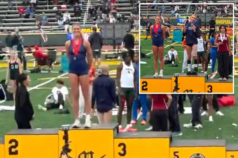 California Track Star’s Podium Protest: A Champion’s Stand?