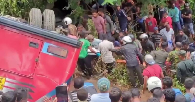Sri Lanka Bus Plunge: A Tragic Cliffside Accident Claims 21 Lives