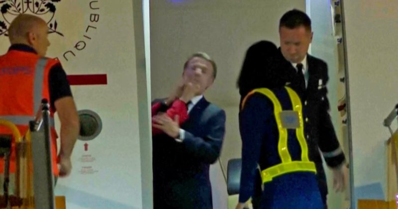 Macron’s Wife Appears to Shove Him in Viral Video: A Lighthearted Moment or Something More?