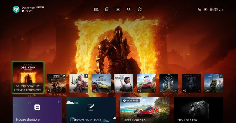 Xbox Home Screen Gets a Major Upgrade: Pin Your Favorites!