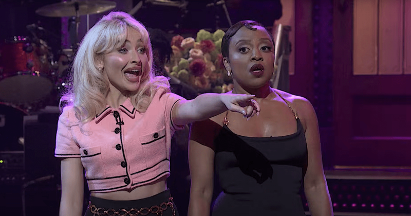 Surprise! Dwyane Wade and Sabrina Carpenter Crash Quinta Brunson’s SNL Monologue!