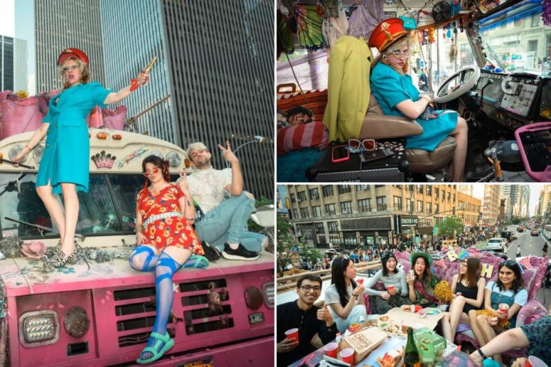 NYC’s Pink Party Bus: A Campaign on Wheels?