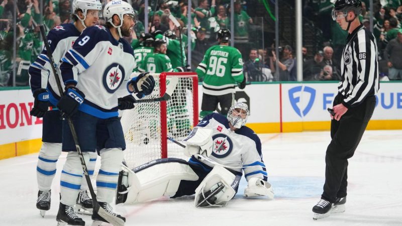 Jets Coach Furious: Was Hellebuyck’s Puck Deflected or Propelled?