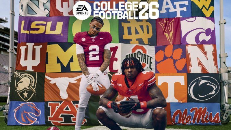 EA Sports CFB 26 Cover Unveiled: Williams and Smith Take Center Stage!