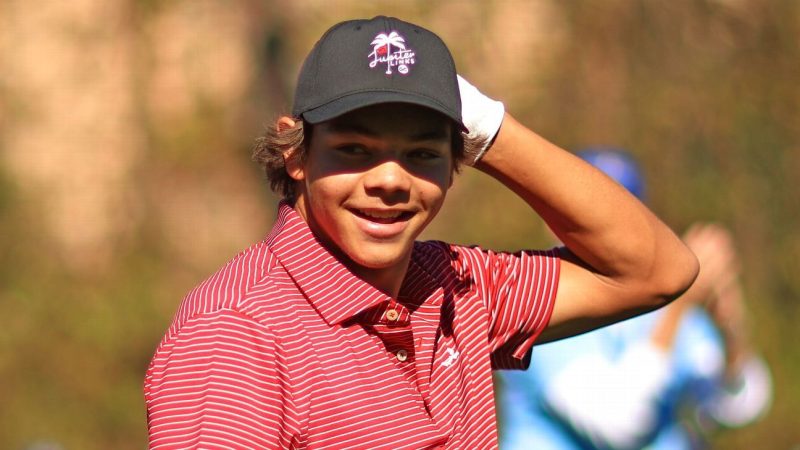 Charlie Woods: Following in Dad’s Footsteps with a Stunning AJGA Victory