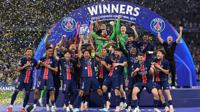 PSG’s Historic Champions League Triumph: A 5-0 Demolition of Inter Milan
