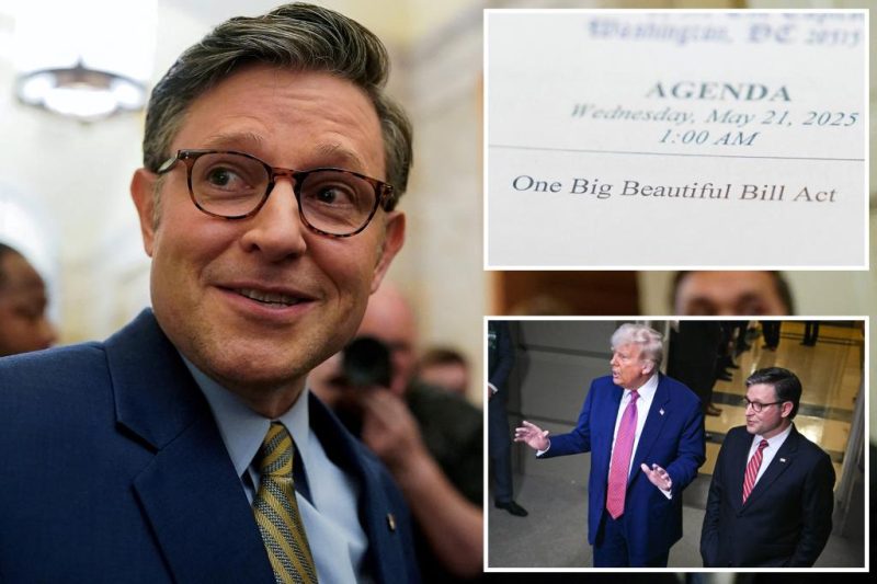 House Speaker Johnson Presses Forward with Controversial ‘Big Beautiful Bill’