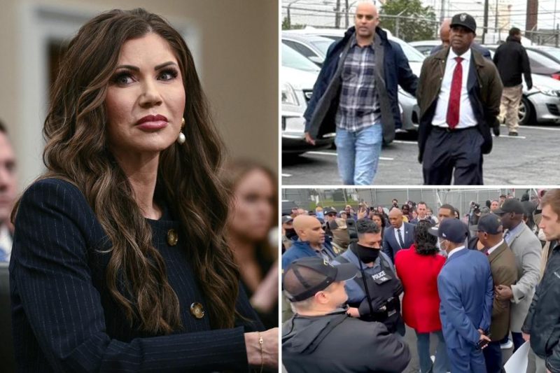 Noem Demands Censures for NJ Dems After Newark ICE Center Confrontation