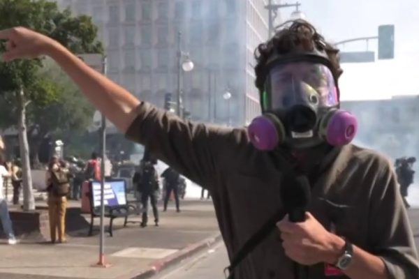 LA Protest Turns Tense: Tear Gas Deployed Near Federal Building