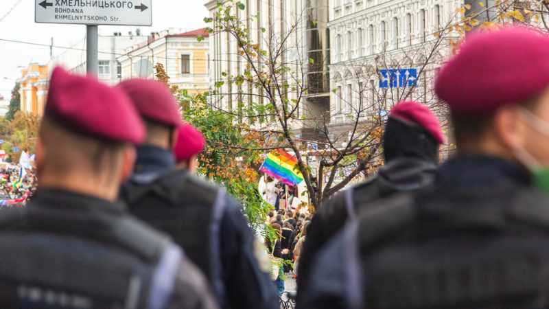 Prosthetic-Fueled Violence Mars Kyiv Pride Parade