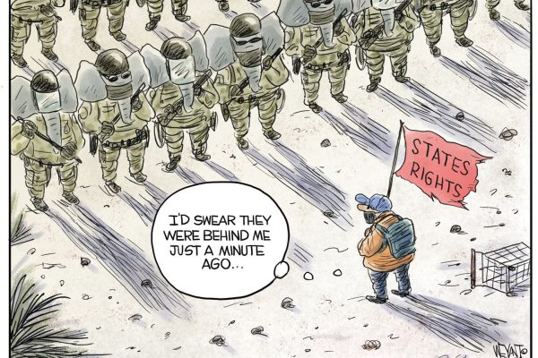 Five Hilarious (and Slightly Edgy) Cartoons Capturing the Spirit of L.A.’s Anti-ICE Protests