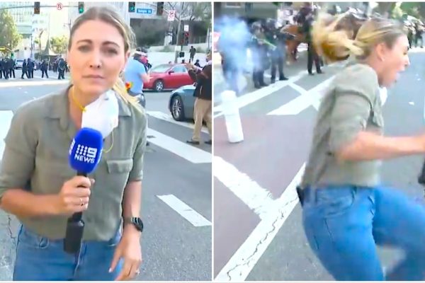 9News Reporter Hit by Rubber Bullet During Tense LA Immigration Protests