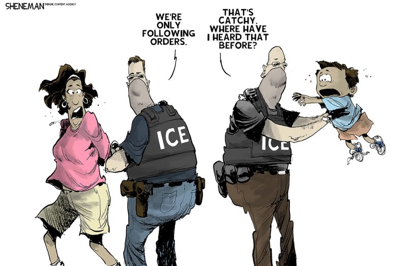 Five Powerful Editorial Cartoons: A Visual Commentary on ICE and Migration