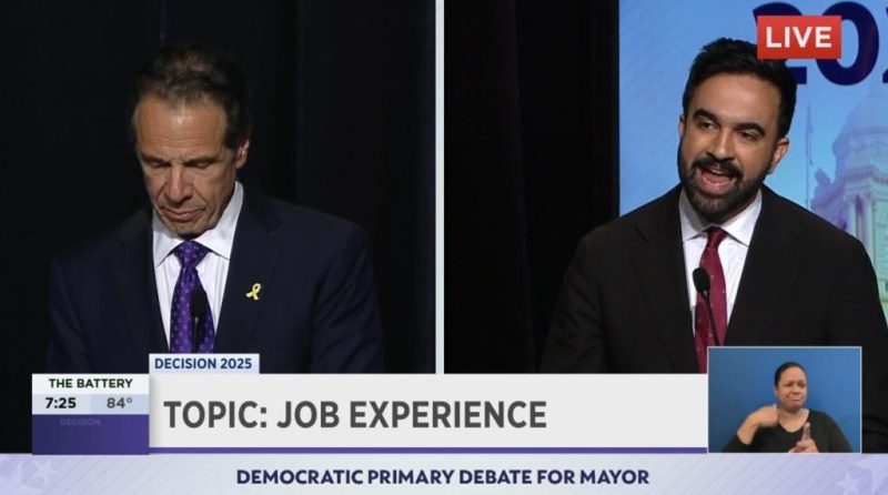 Mamdani Lands Jabs at Cuomo in Heated NYC Mayoral Debate