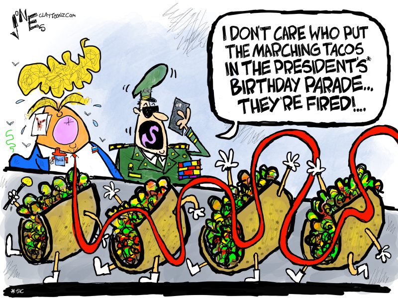 Taco ‘Bout a Hilarious Trump Birthday Parade!