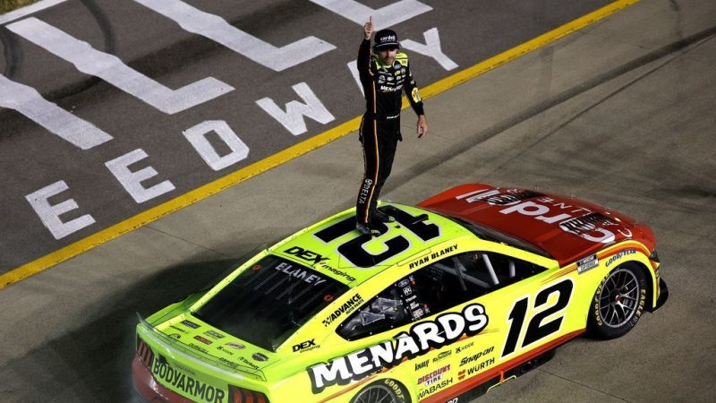 Blaney Breaks Through: First Cup Win of 2024 in Nashville!