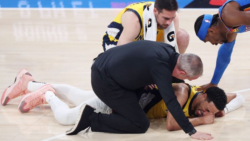 Haliburton’s Injury Casts a Shadow Over Game 7: A Devastating Blow for the Pacers