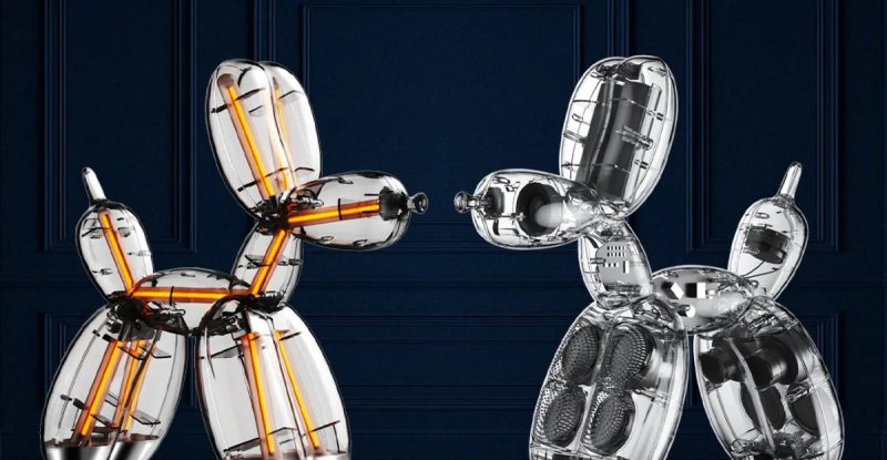 Jeff Koons’ Balloon Dog Gets a Tech Upgrade: Bluetooth Speaker and Lamp for $750!