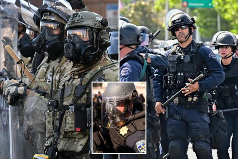 California Democrats’ Unexpected Proposal: Banning Police Masks, But Not Protesters?