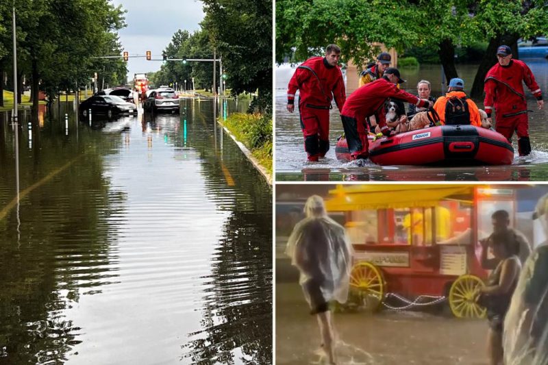Midwest Mayhem: Torrential Rain Causes Havoc, Flight Delays, and Flood Warnings