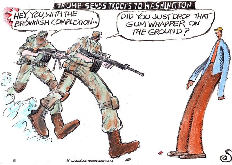 5 Cartoons That Hilariously (and Critically) Capture the DC National Guard Deployment