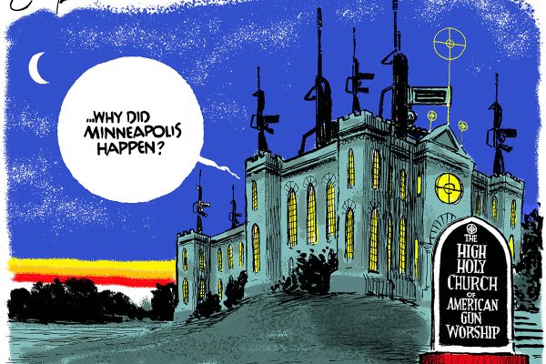 Five Cartoon Captures: Understanding the Complexities of Mass Shootings