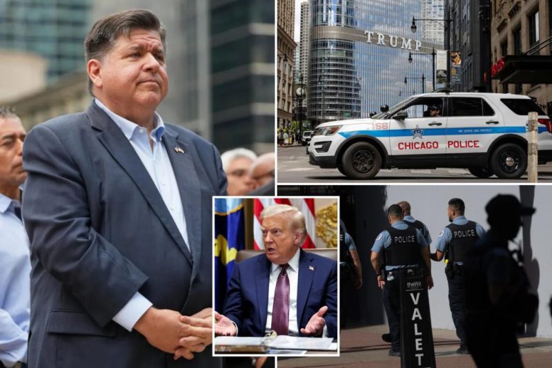 Trump Renews Chicago Crime Attack on Pritzker After Violent Weekend
